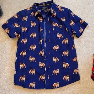 Men’s short sleeve button down shirt